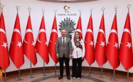 Dünya Şampiyonu Özdenur Özmez, Vali Ali Çalgan’ı Ziyaret Etti