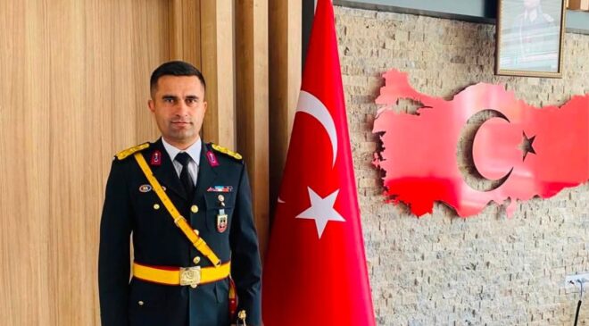 Osmancık Jandarma Komutanı Nuri Uyar Yüzbaşı Rütbesine Terfi Etti