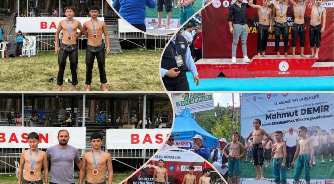 Osmancık’a Güreşte Çifte Lig Şampiyonluğu ve Türkiye Şampiyonluğu Gururu