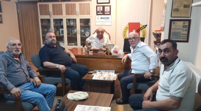 Saadet Partisi’nden Evrim Gazetesi’ne ziyaret