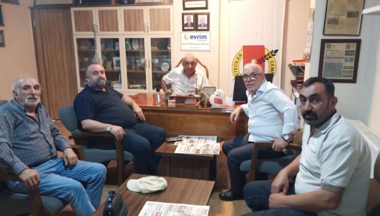 Saadet Partisi’nden Evrim Gazetesi’ne ziyaret