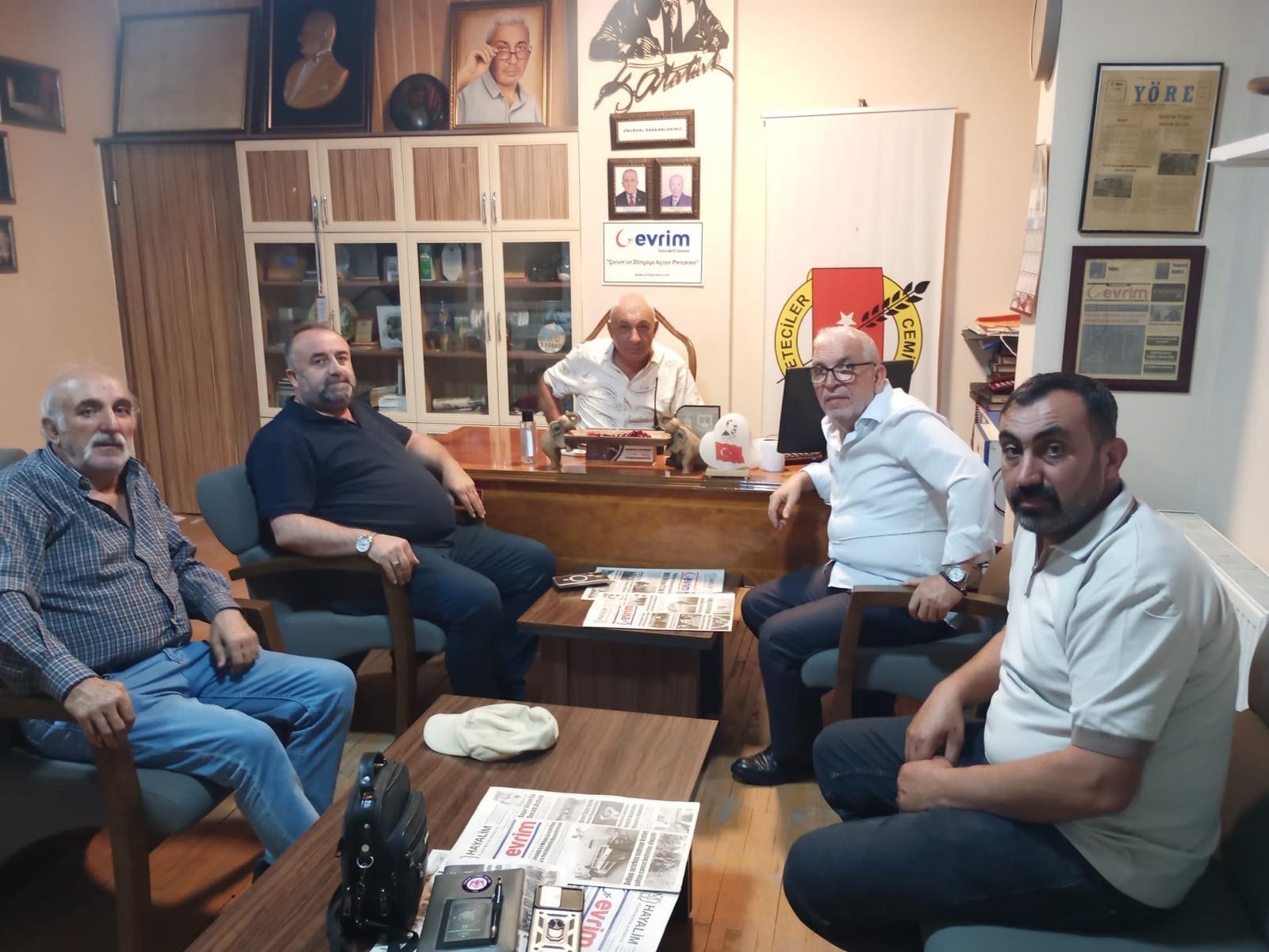 Saadet Partisi’nden Evrim Gazetesi’ne ziyaret