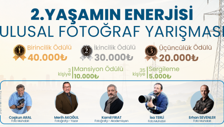 YEDAŞ’ın “yaşamın enerjisi” ulusal fotoğraf yarışması başladı