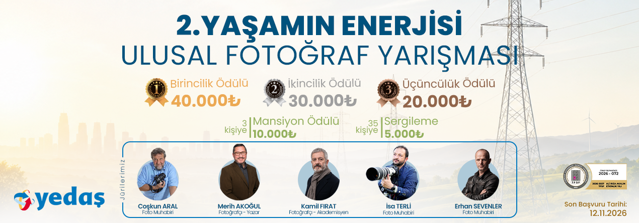 YEDAŞ’ın “yaşamın enerjisi” ulusal fotoğraf yarışması başladı