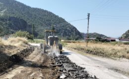 Yeni Danişment Köy Yolunda Asfalt Çalışmaları Başladı
