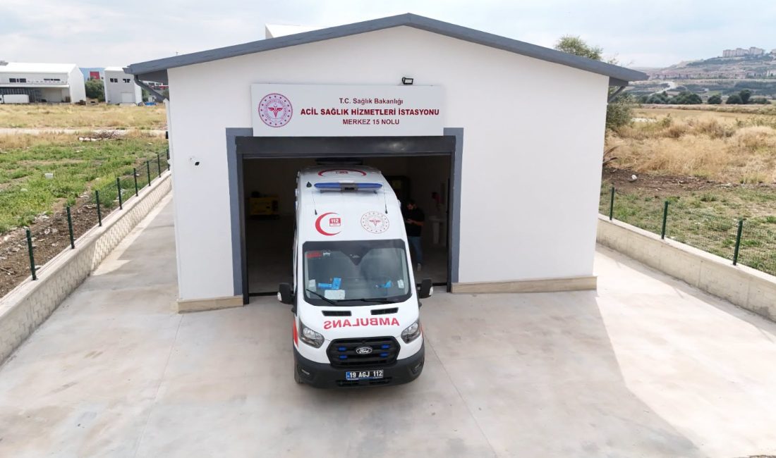 Çorum’da Yeni Acil Sağlık Hizmetleri İstasyonu Hizmete Girdi Çepni Mahallesi’nde hizmete giren yeni Acil Sağlık Hizmetleri İstasyonu, Çorum’da