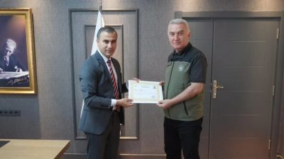 Osmancık Kaymakamı Furkan Duman, tayini çıkan Osmancık Orman İşletme Müdürü