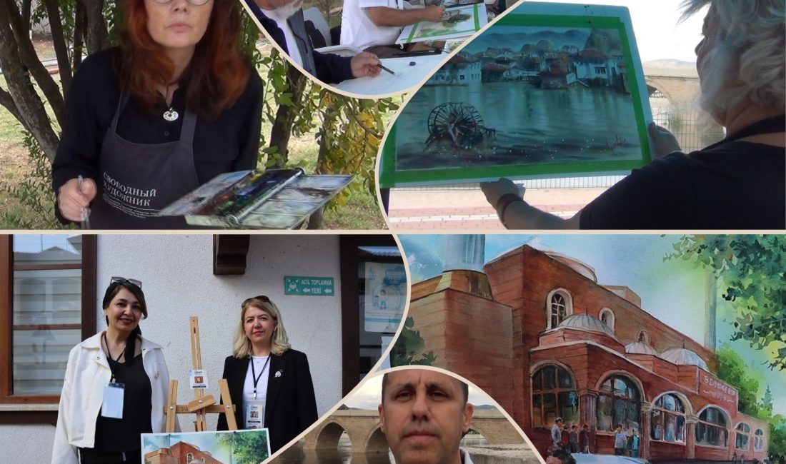 Osmancık’ın Güzelliklerini Resmettiler, Eserlerini İlçeye Bıraktılar Osmancık’ta düzenlenen 1. Uluslararası Suluboya Festivali’ne katılan 18 sanatçı, ilçenin