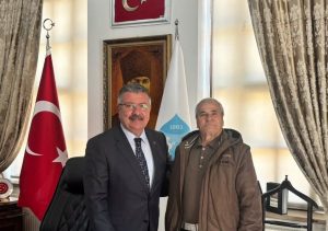 Başkan Alp Kargı, Emekli Başkomiser Ekrem Uslu’yu Ağırladı