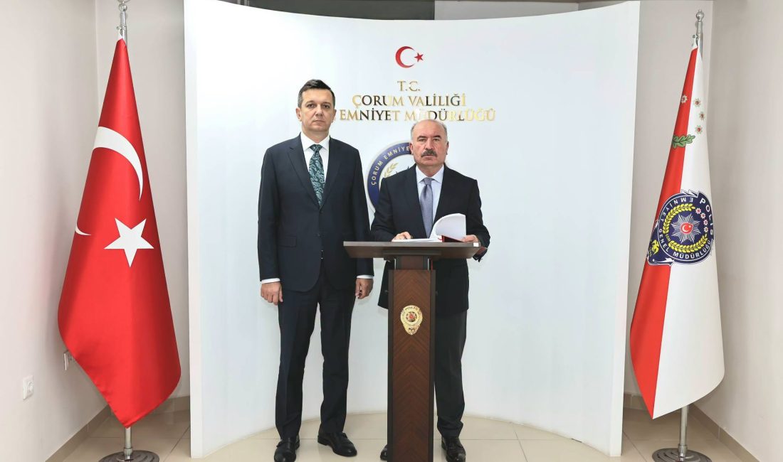 Çorum Valisi Ali Çalgan, İl Emniyet Müdürü olarak göreve başlayan