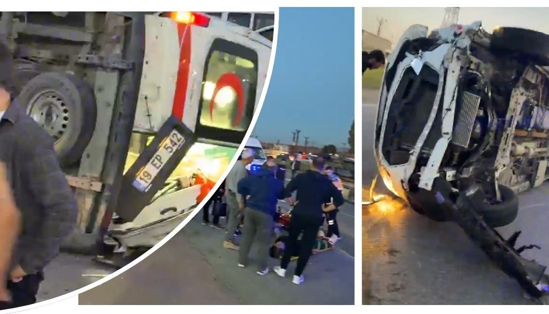 Çorum’da kavşakta ambulans ile otomobil çarpıştı: 6 yaralı Çorum’da kavşakta ambulans ile otomobil çarpıştı: 6 yaralı