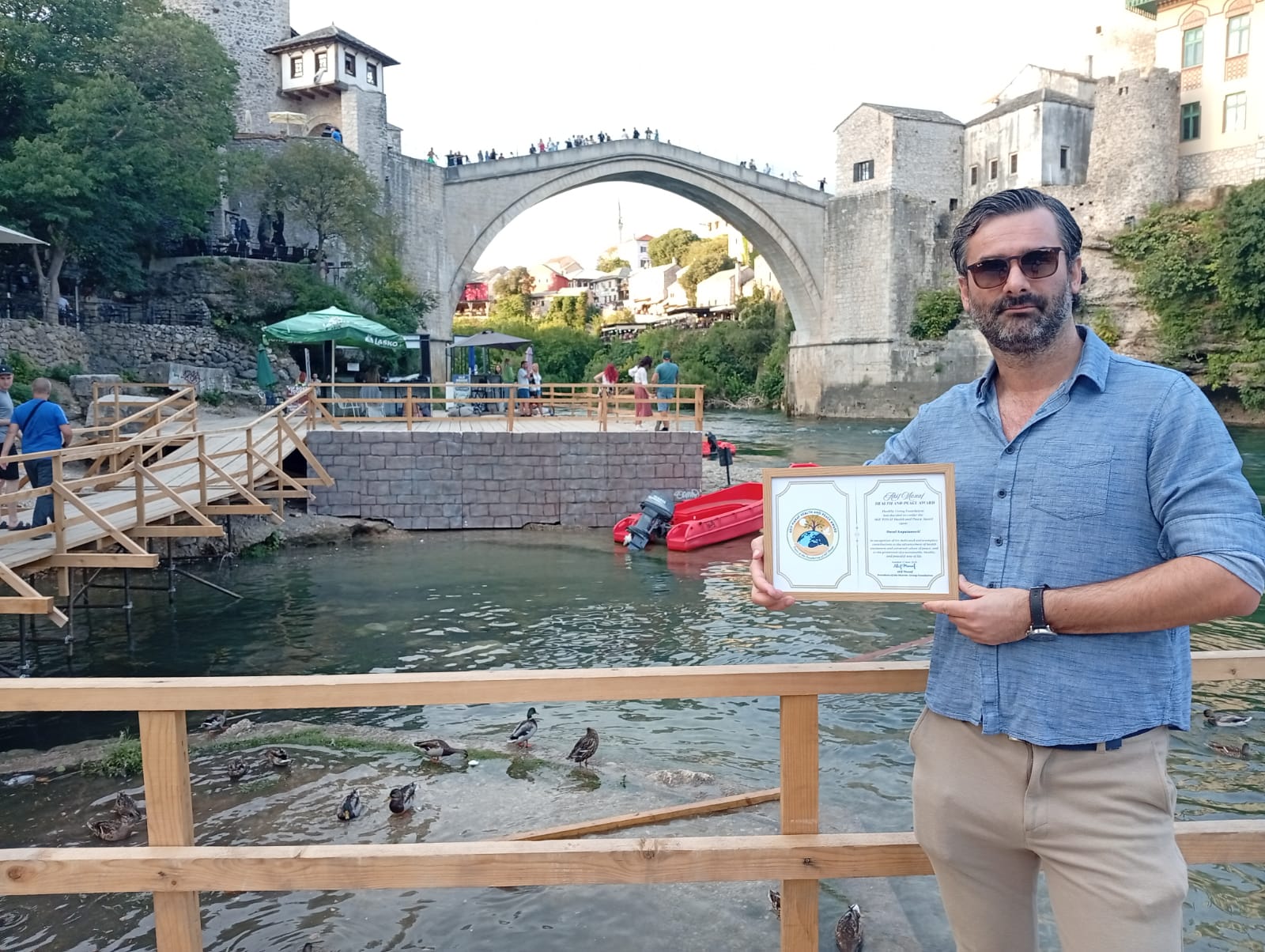 Darel Kapetanović Sağlık ve Barış Ödülü’nün Bosna Hersek’teki temsilcisi oldu
