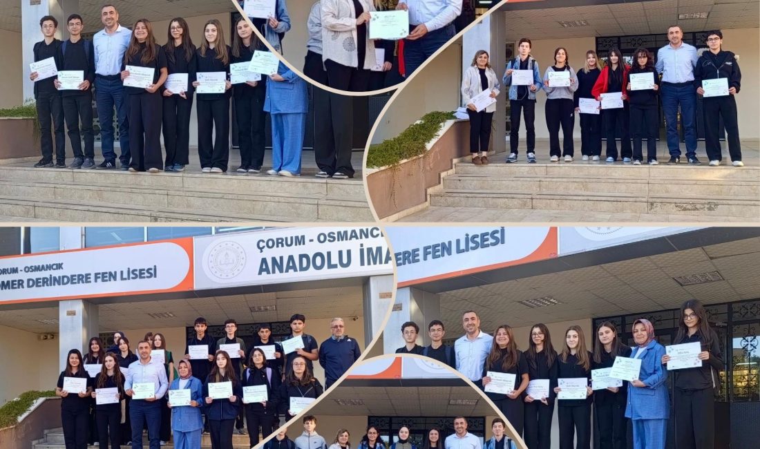 Osmancık Ömer Derindere Fen Lisesi’ne eTwinning’den Çifte Başarı Çorum’un Osmancık ilçesindeki Ömer Derindere Fen Lisesi, eTwinning projeleri kapsamında
