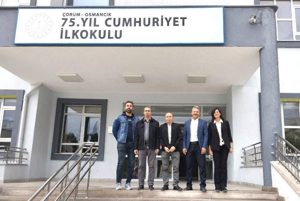 Çorum, Osmancık 75. Yıl Cumhuriyet İlkokulu, yürüttüğü eTwinning projeleriyle 6