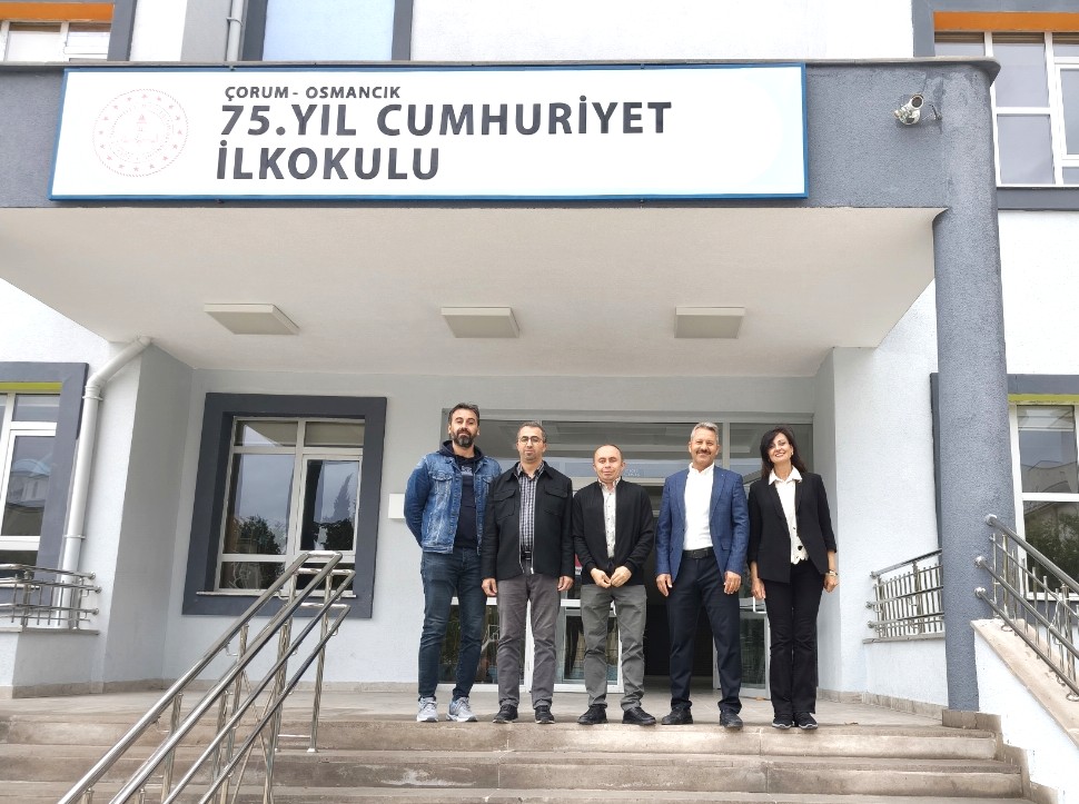 Çorum, Osmancık 75. Yıl Cumhuriyet İlkokulu, yürüttüğü eTwinning projeleriyle 6