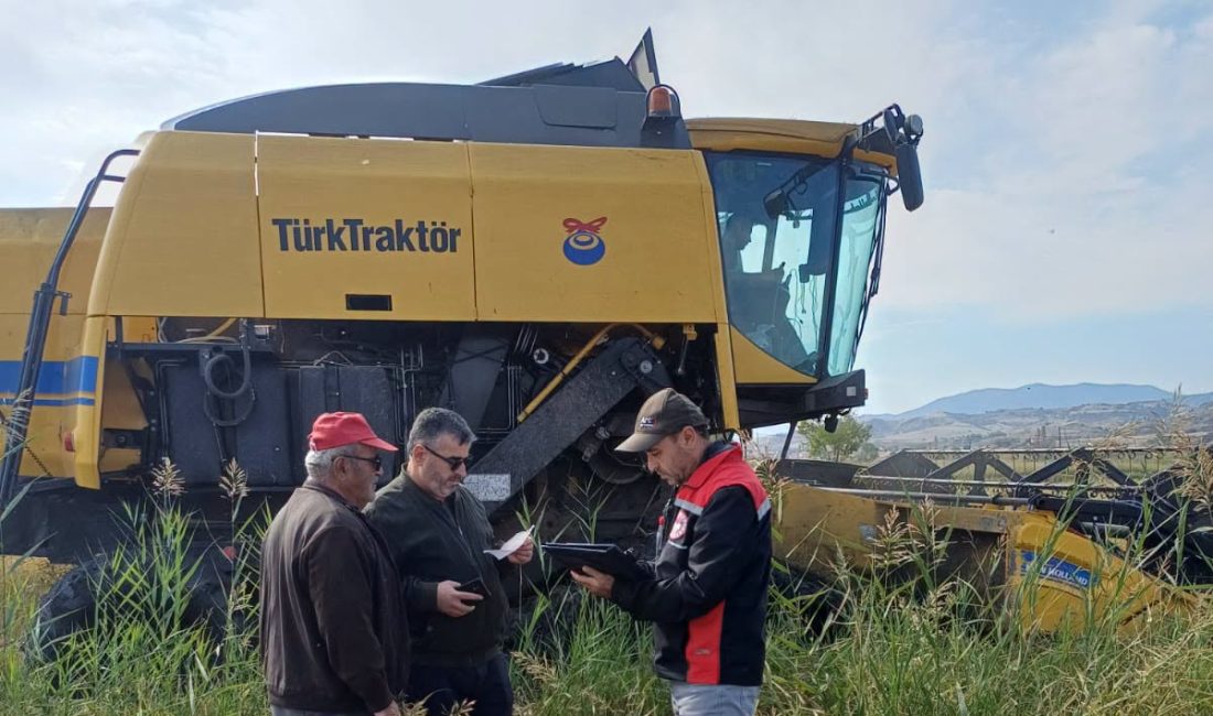 Osmancık’ta hasat sezonunun başlamasıyla birlikte biçerdöver kontrolleri İlçe Tarım ve