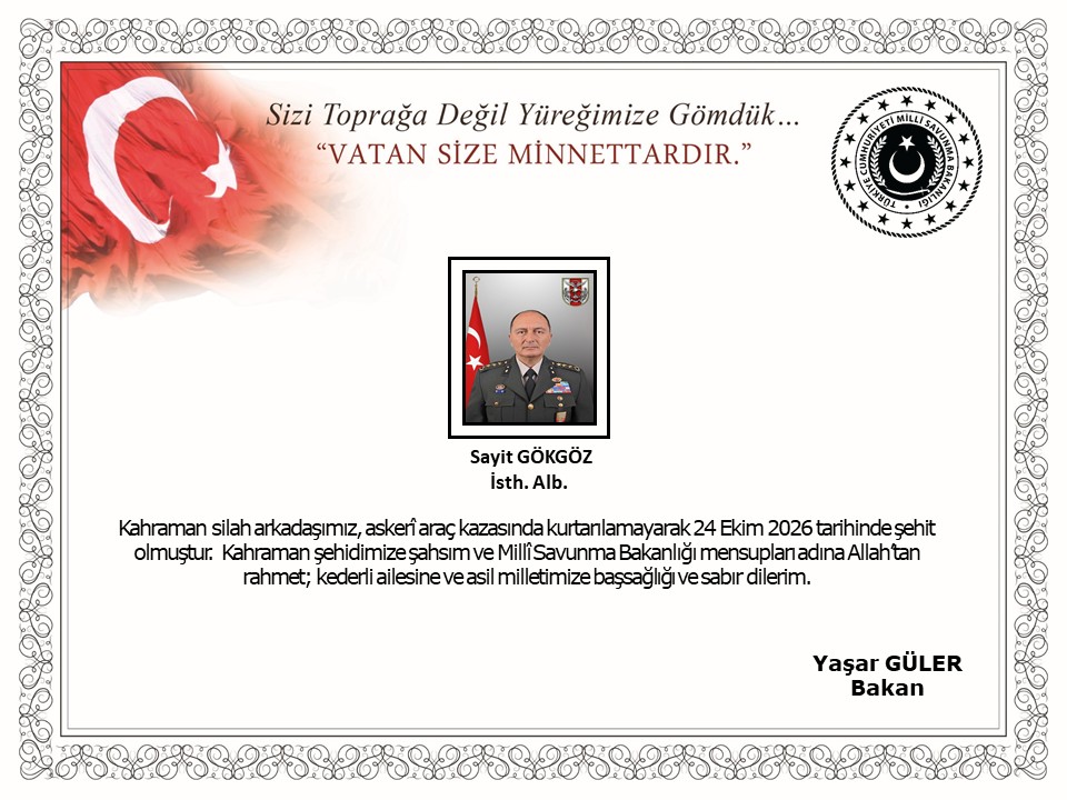 Milli Savunma Bakanlığı (MSB), Ankara Dumlupınar Bulvarı bölgesinde  meydana gelen